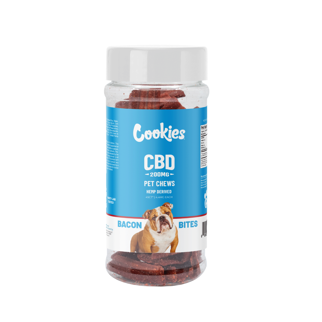 Cookies - CBD Pet Treat 16oz 200mg - Soft Chew - Bacon Bites