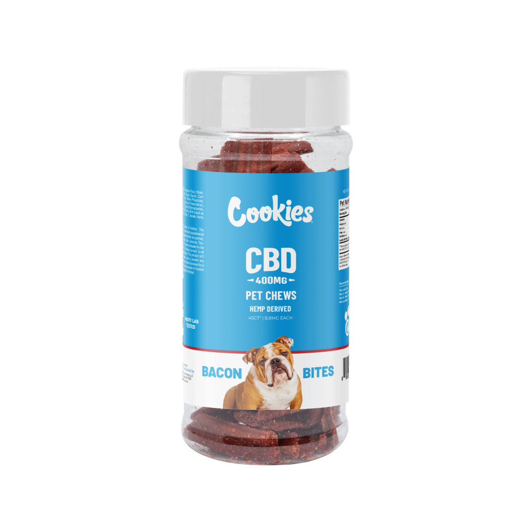 Cookies - CBD Pet Treat 16oz 400mg - Soft Chew - Bacon Bites