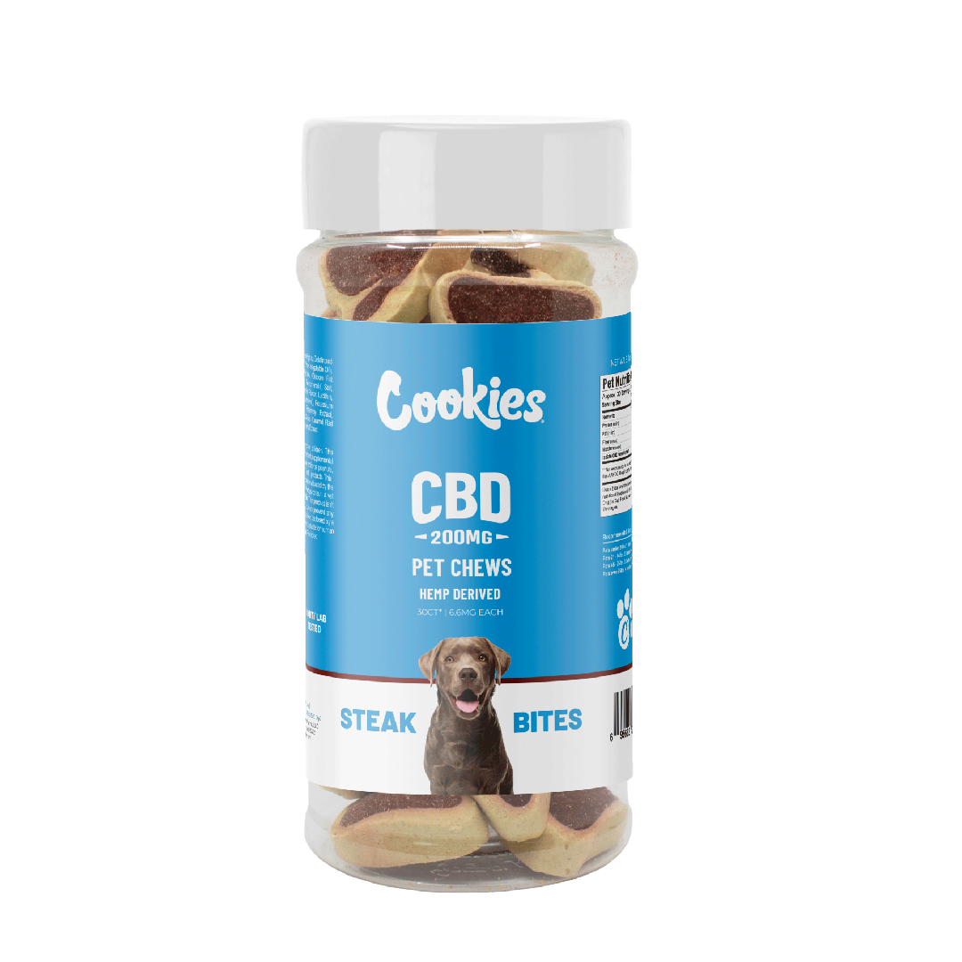 Cookies - CBD Pet Treat 16oz 200mg - Soft Chew - Steak
