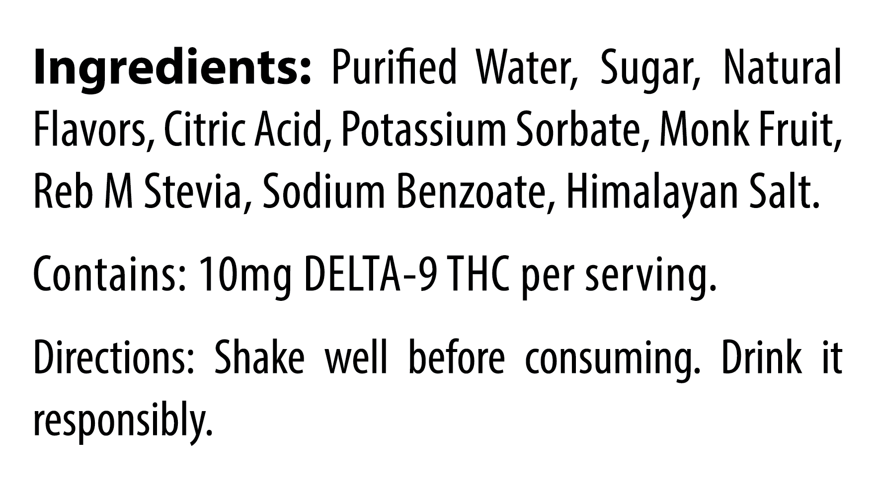 Cookies - D9/THC Infused Shot 10mg - Adios MF