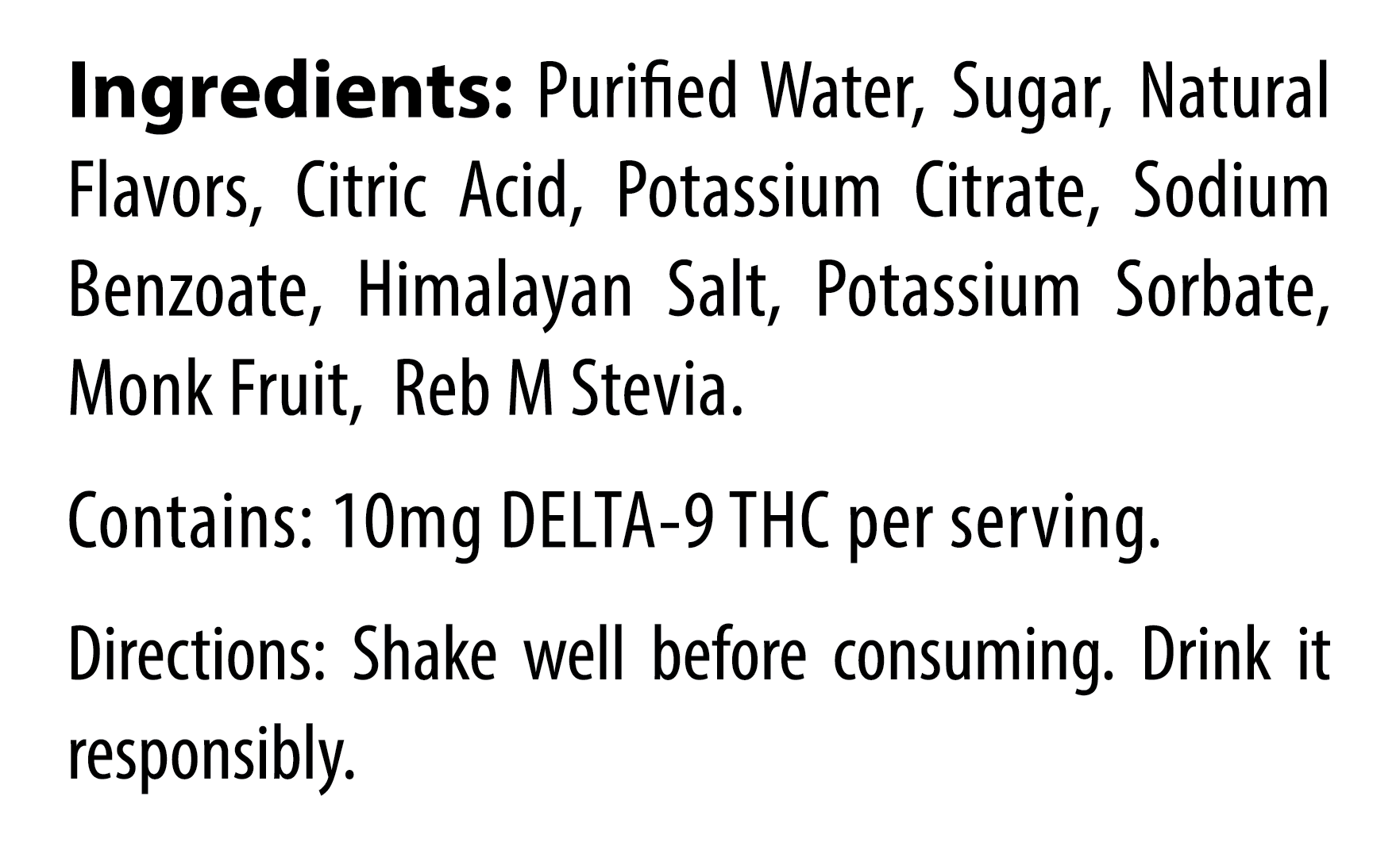 Cookies - D9/THC Infused Shot 10mg - Huckleberry Gelato