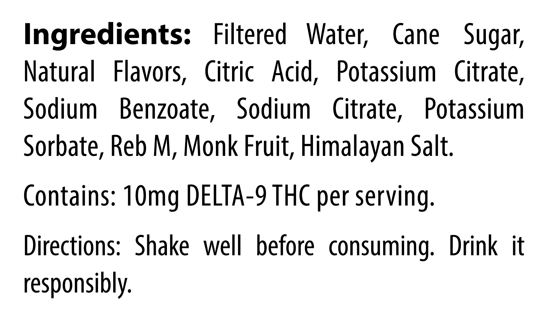 Cookies - D9/THC Infused Shot 10mg - Lemoncello