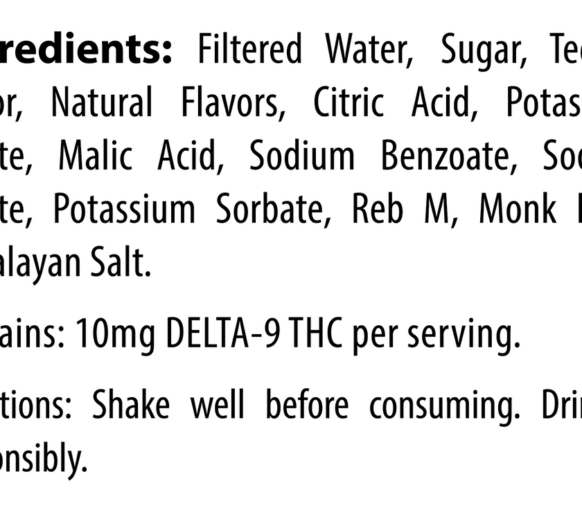 Cookies - D9/THC Infused Shot 10mg - Margarita Bar
