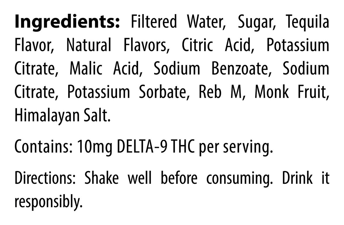 Cookies - D9/THC Infused Shot 10mg - Margarita Bar
