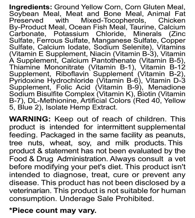 Cookies - CBD Pet Treat 16oz 200mg - Soft Chew - Seafood Mix