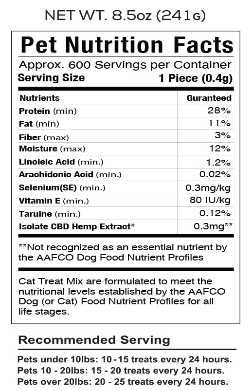 Cookies - CBD Pet Treat 16oz 200mg - Soft Chew - Seafood Mix