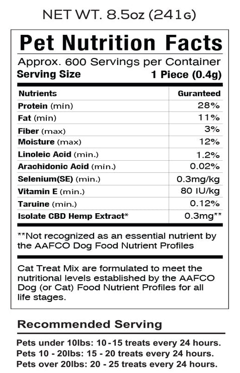 Cookies - CBD Pet Treat 16oz 200mg - Soft Chew - Seafood Mix