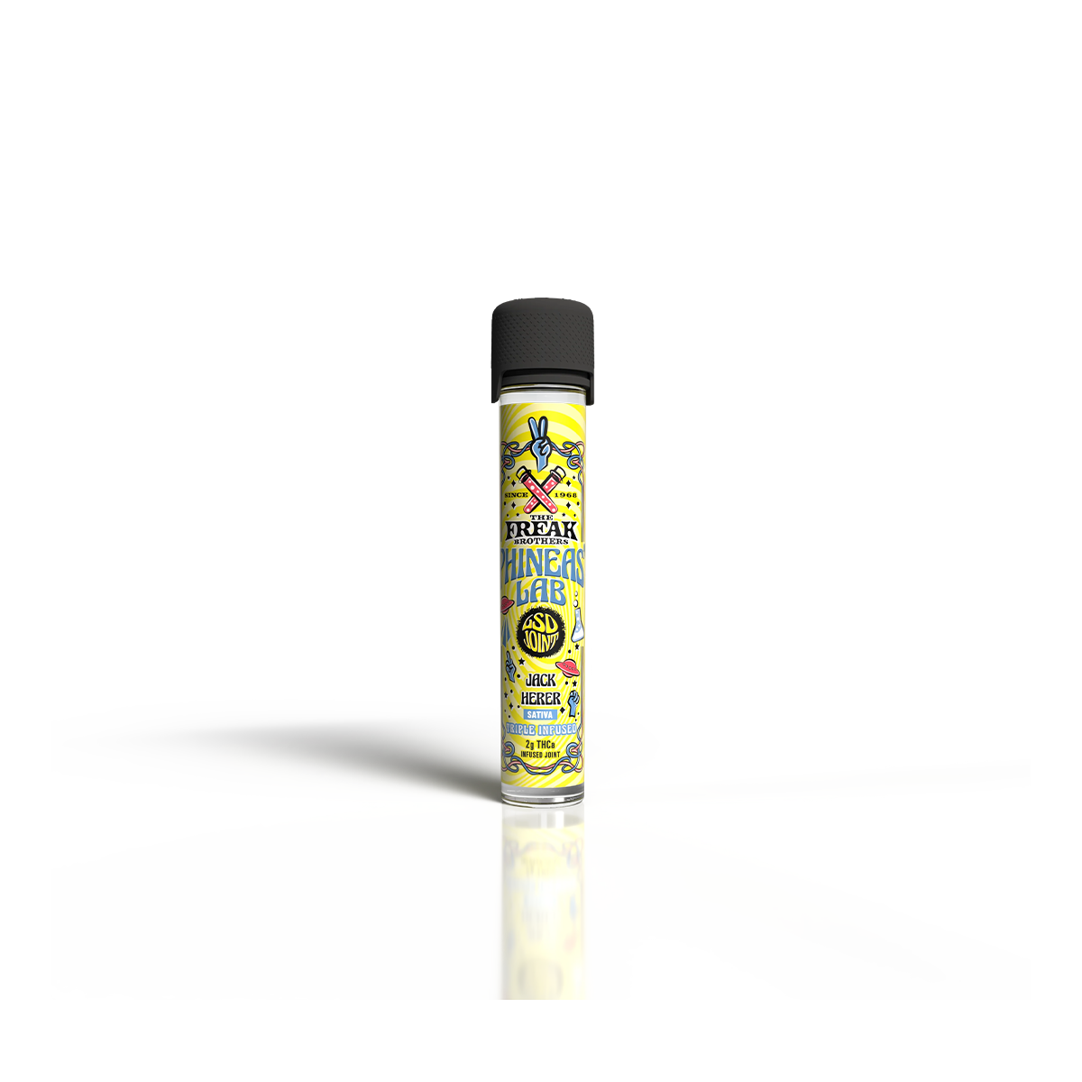 Freak Brothers - LSD Triple Infused Pre-Roll 2.5g - Jack Herer