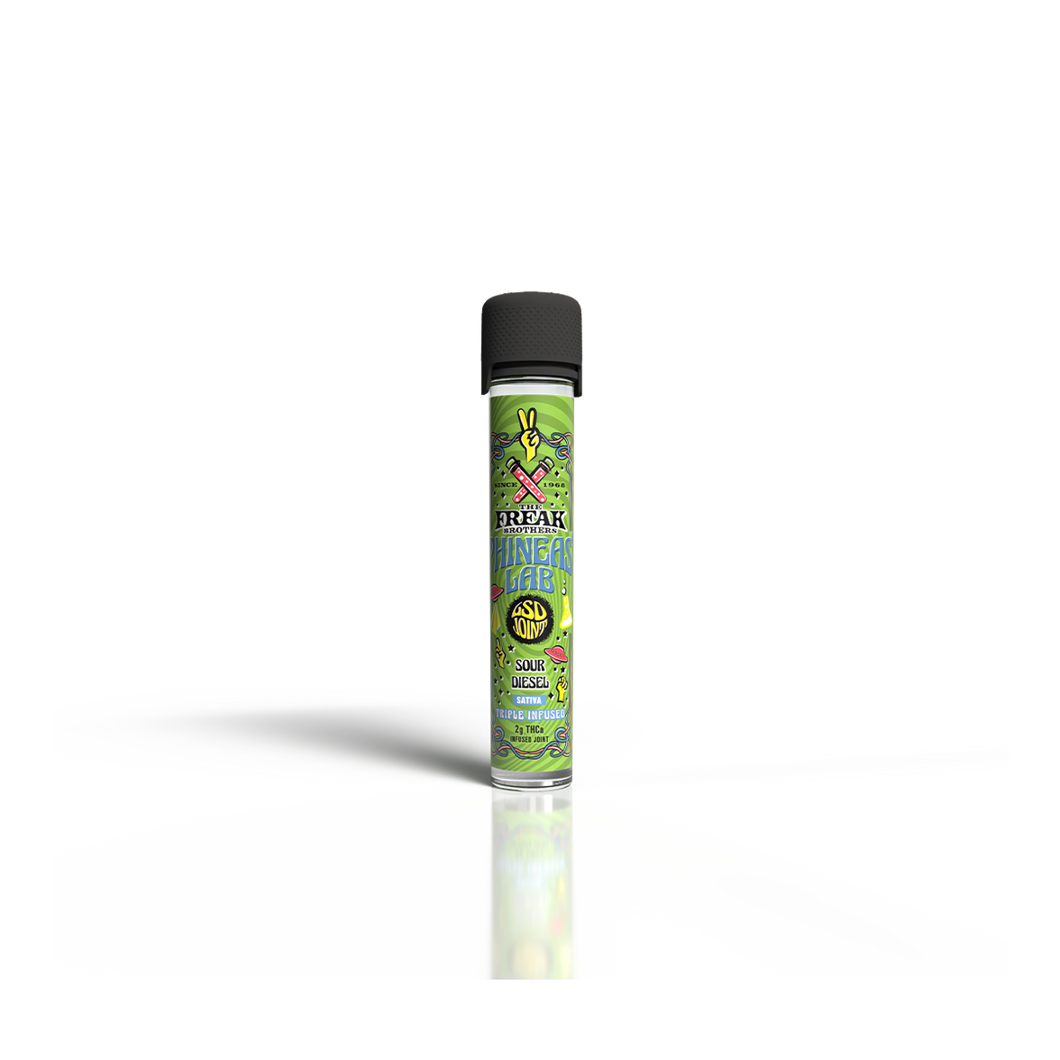 Freak Brothers - LSD Triple Infused Pre-Roll 2.5g - Sour Diesel