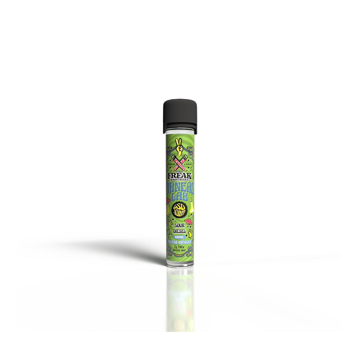Freak Brothers - LSD Triple Infused Pre-Roll 2.5g - Sour Diesel