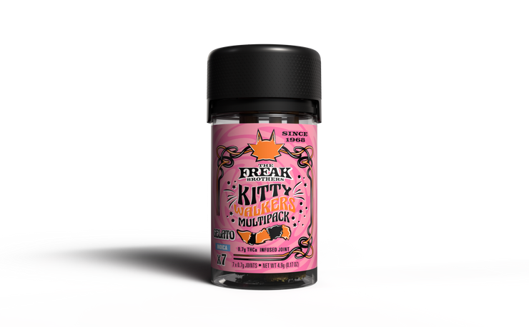 Freak Brothers - THCA Kitty Walkers Pre-Roll 0.5g - 7ct Jar - Gelato