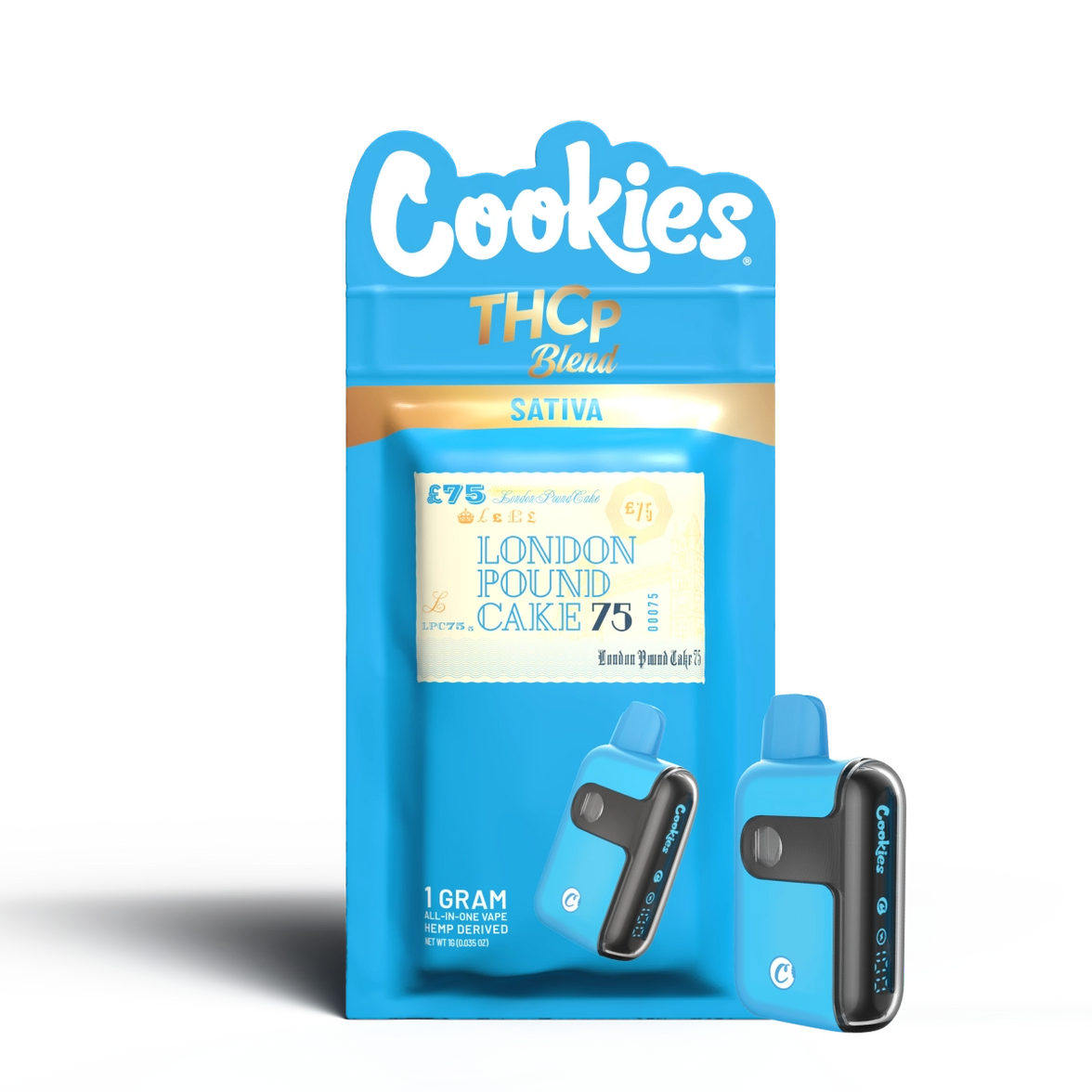 Cookies - Disposable 1g THCp - London Pound Cake