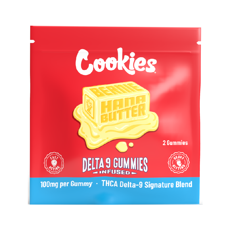 Cookies - THCA Delta 9 Infused Gummy 100mg - Bernienhanna Butter