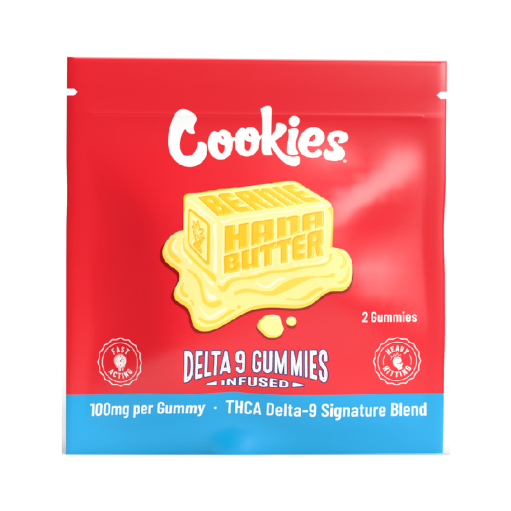 Cookies - THCA Delta 9 Infused Gummy 100mg - Bernienhanna Butter