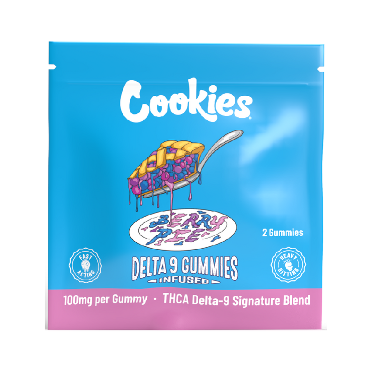 Cookies - THCA Delta 9 Infused Gummy 100mg - Berry Pie