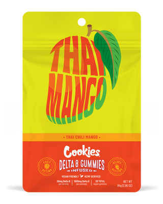 Thai Mango | Delta 8 50mg GUMMIES 20ct. (1000mg/pack)