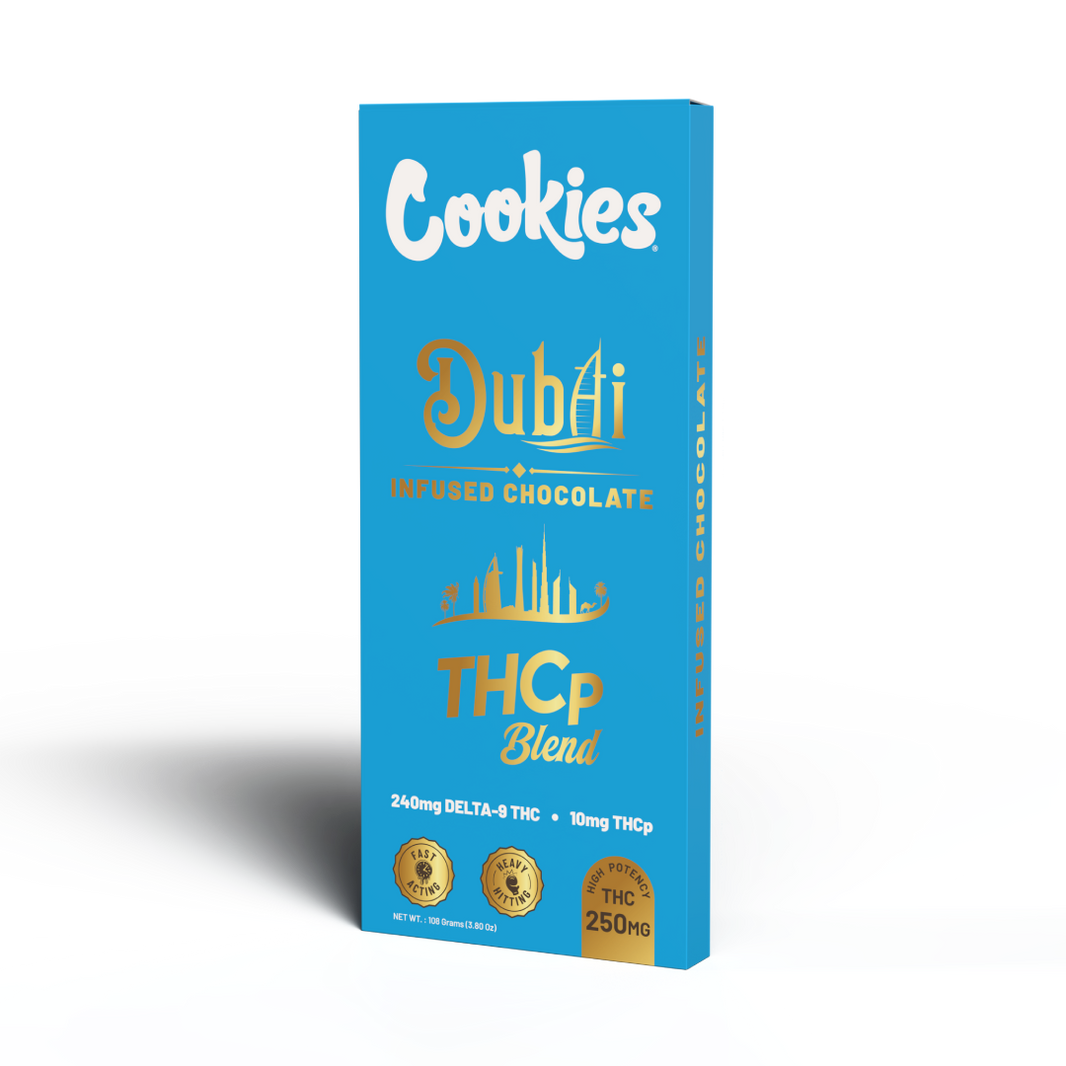 Cookies – THCp Blend Dubai Chocolate 250mg