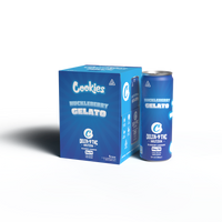 Cookies - Delta 9/THC Seltzer Can 10mg - Huckleberry Gelato - 4 Pack