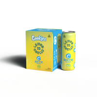 Cookies - Delta 9/THC Seltzer Can 10mg - Lemonchello - 4 Pack