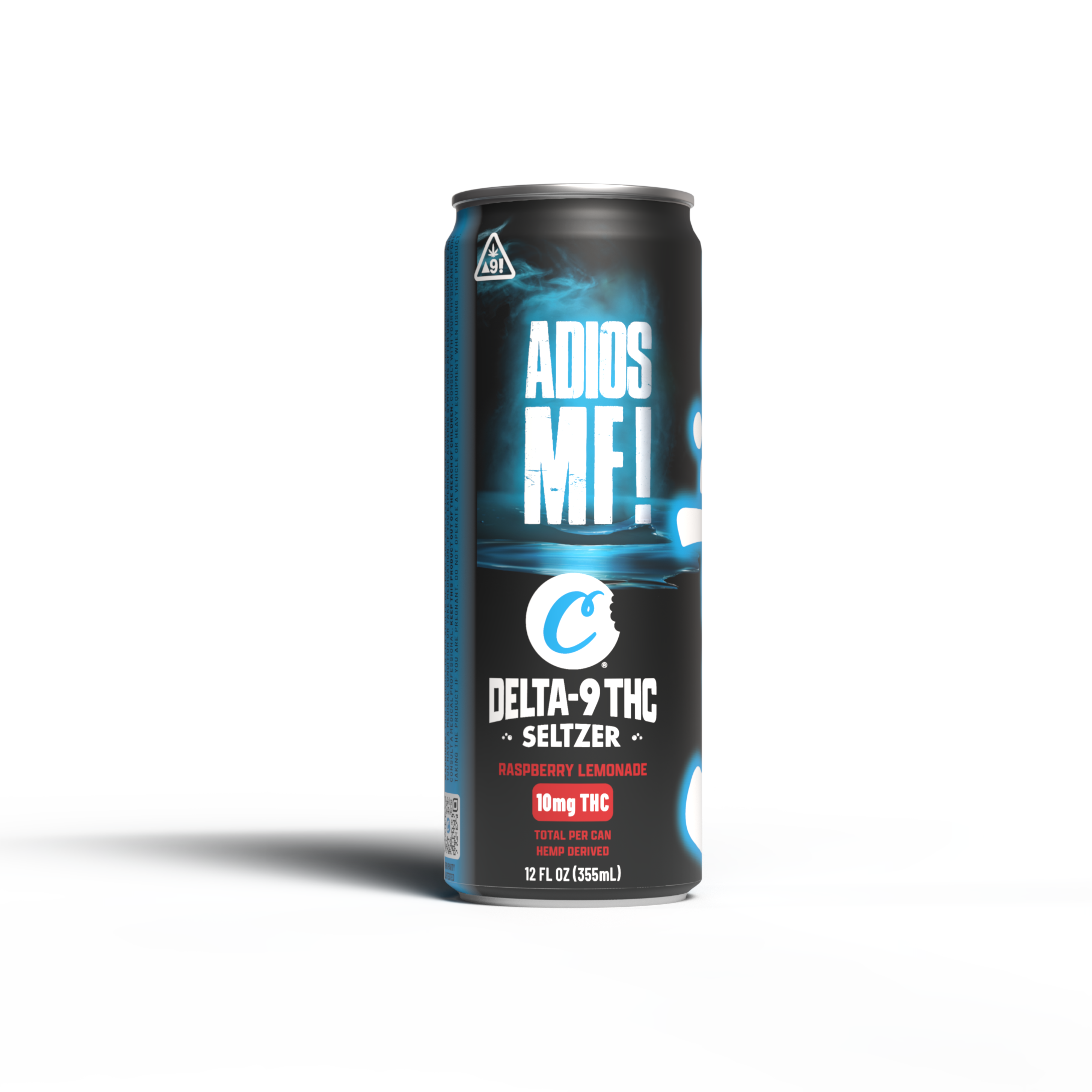 Cookies - Delta 9/THC Seltzer Can 10mg - Adios MF - 4 Pack