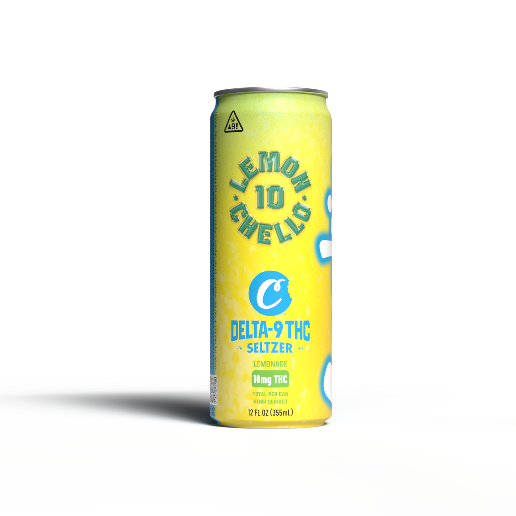 Cookies - Delta 9/THC Seltzer Can 10mg - Lemonchello - 4 Pack
