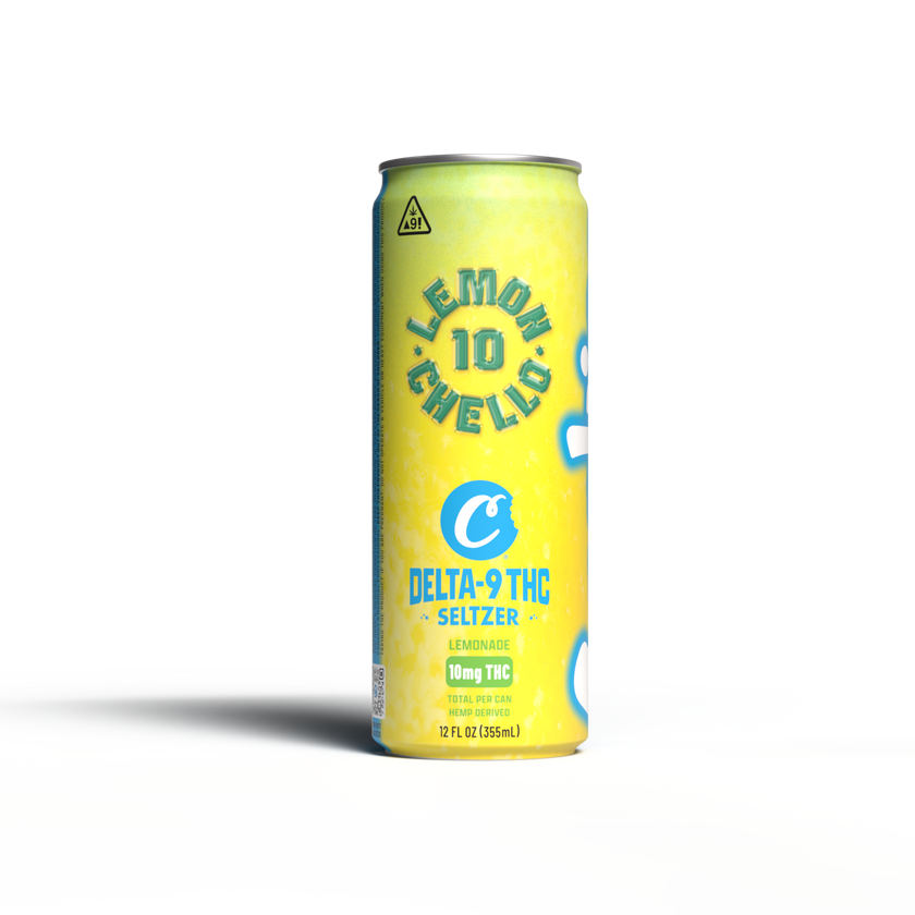 Cookies - Delta 9/THC Seltzer Can 10mg - Lemonchello - 4 Pack