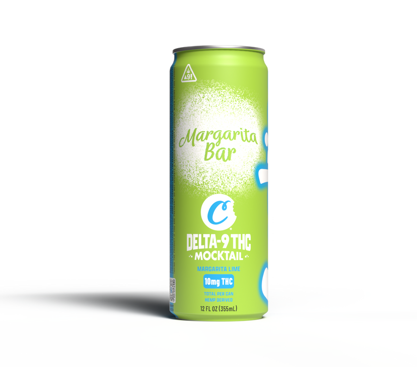 Cookies - Delta 9/THC Mocktail Can 10mg - Margarita Bar - 4 Pack
