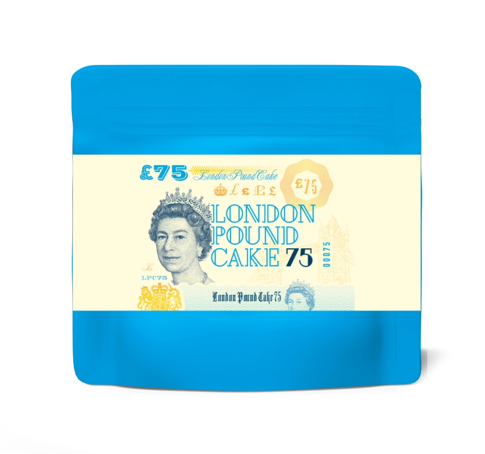 Cookies - Flower Bag - London Pound Cake - 1g