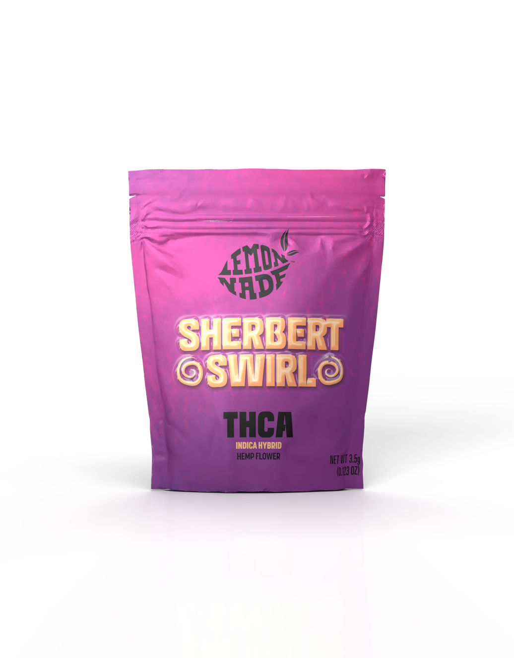 LemonNade - THCA Blend Flower 3.5g Bag - Sherbert Swirl